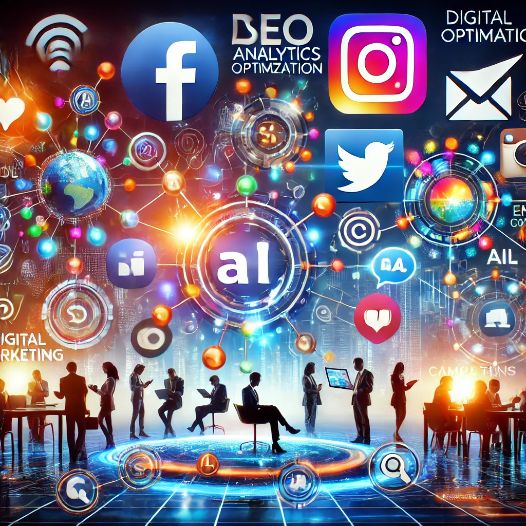 AI generated image on Digital Marketing Strategies for Business